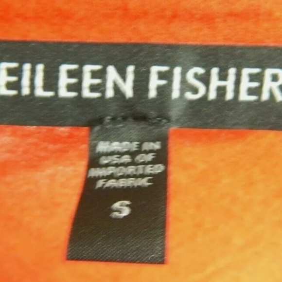 Eileen Fisher Red Scoop Neck Jersey Tank Top - Picture 2 of 4